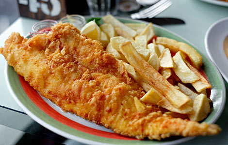 Dolphin Chip Shop Special Fish